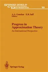 Book cover of Progress in Approximation Theory by A.A. Gonchar