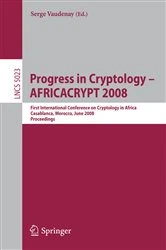 Book cover of Progress in Cryptology - AFRICACRYPT 2008 by Serge Vaudenay