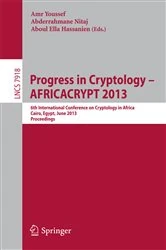 Book cover of Progress in Cryptology -- AFRICACRYPT 2013 by Amr Youssef
