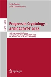 Book cover of Progress in Cryptology - AFRICACRYPT 2022 by Lejla Batina