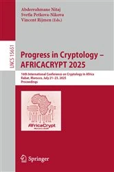 Book cover of Progress in Cryptology - AFRICACRYPT 2025 by Abderrahmane Nitaj