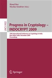 Book cover of Progress in Cryptology -  INDOCRYPT 2009 by Bimal Kumar Roy