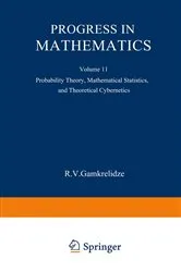 Book cover of Progress in Mathematics by R. V. Gamkrelidze