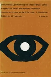 Book cover of Progress of Lens Biochemistry Research Volume in honour of Prof. Dr. med. J. Nordmann by O. Hockwin