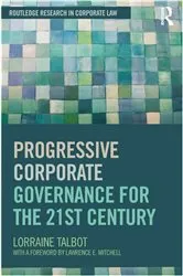 Book cover of Progressive Corporate Governance for the 21st Century by Lorraine Talbot