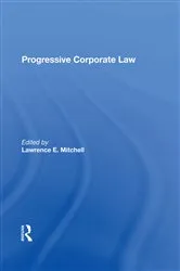 Book cover of Progressive Corporate Law by Lawrence E Mitchell