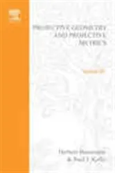 Book cover of Projective Geometry and Projective Metrics by Herbert Busemann