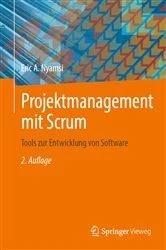 Book cover of Projektmanagement mit Scrum (2nd ed.) by Eric A. Nyamsi
