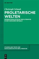 Book cover of Proletarische Welten by Christoph Schaub