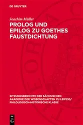 Book cover of Prolog und Epilog zu Goethes Faustdichtung by Joachim Müller