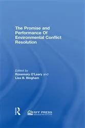 Book cover of Promise and Performance Of Environmental Conflict Resolution by Rosemary O'Leary