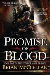 Book cover of Promise of Blood by Brian McClellan