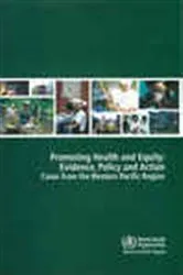 Book cover of Promoting Health and Equity by WHO