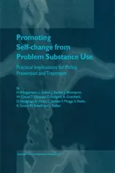 Book cover of Promoting Self-Change from Problem Substance Use by Harald Klingemann