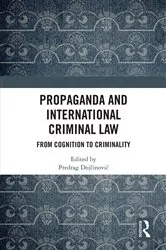 Book cover of Propaganda and International Criminal Law by Unknown