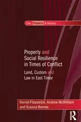 Book cover of Property and Social Resilience in Times of Conflict by Daniel Fitzpatrick