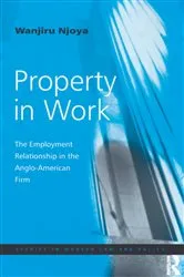 Book cover of Property in Work by Wanjiru Njoya