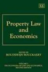 Book cover of Property Law and Economics by Boudewijn Bouckaert