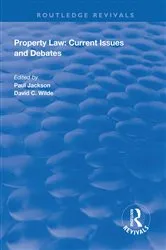 Book cover of Property Law: Current Issues and Debates by Paul Jackson