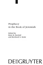 Book cover of Prophecy in the Book of Jeremiah by Hans M. Barstad