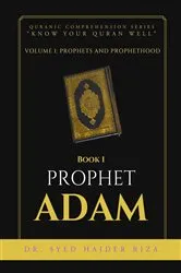 Book cover of Prophet Adam by Syed Haider Riza