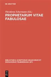 Book cover of Prophetarum vitae fabulosae by Theodorus Schermann