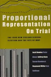 Book cover of Proportional Representation on Trial by Peter Aimer