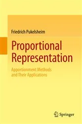Book cover of Proportional Representation by Friedrich Pukelsheim
