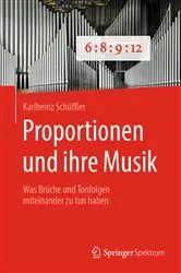 Book cover of Proportionen und ihre Musik by Karlheinz Schüffler