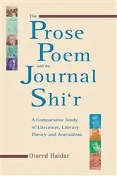 Book cover of Prose Poem and the Journal Shi'r by Otared Haider