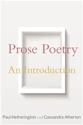 Book cover of Prose Poetry by Paul Hetherington