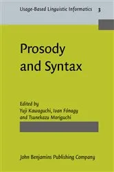 Book cover of Prosody and Syntax by Unknown