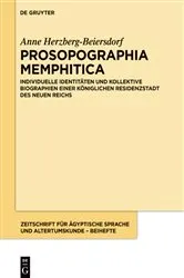 Book cover of Prosopographia Memphitica by Anne Herzberg-Beiersdorf
