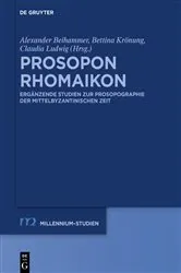 Book cover of Prosopon Rhomaikon by Alexander Beihammer