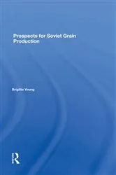 Book cover of Prospects For Soviet Grain Production by Brigitta Young