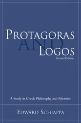 Book cover of Protagoras and Logos by Edward Schiappa