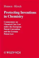 Book cover of Protecting Inventions in Chemistry by Bernd Hansen