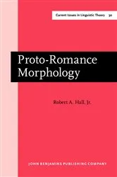 Book cover of Proto-Romance Morphology by Unknown