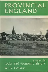 Book cover of Provincial England by W. G. Hoskins