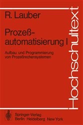 Book cover of Prozeßautomatisierung I by R. Lauber