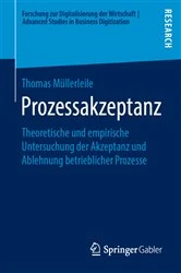 Book cover of Prozessakzeptanz by Thomas Müllerleile