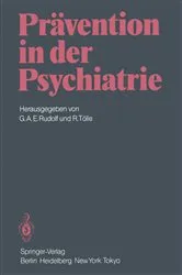 Book cover of PrÃ¤vention in der Psychiatrie by G.A.E. Rudolf