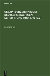Book cover of Ps - Raf by Hilmar Schmuck