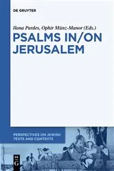Book cover of Psalms In/On Jerusalem by Ilana Pardes