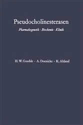 Book cover of Pseudocholinesterasen by Heinz Werner Goedde