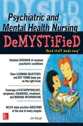 Book cover of Psychiatric and Mental Health Nursing Demystified by Jim Keogh