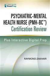 Book cover of Psychiatric-Mental Health Nurse Certification Review by Raymond Zakhari