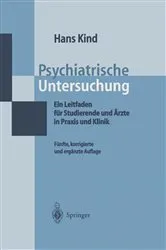 Book cover of Psychiatrische Untersuchung (5th ed.) by Hans Kind