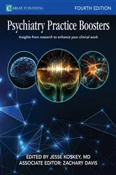 Book cover of Psychiatry Practice Boosters by Jesse Koskey