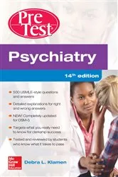 Book cover of Psychiatry PreTest Self-Assessment And Review, 14th Edition (14th ed.) by Debra L. Klamen